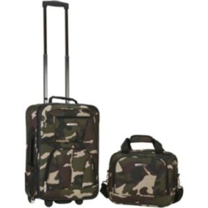 Rockland Rio 2-pc. Luggage Set-Camo 19" carry-on upright