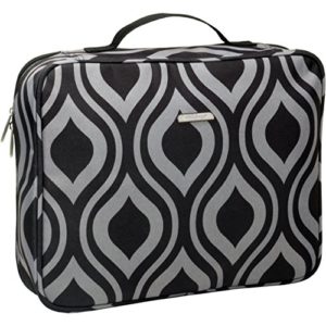 WallyBags Travel Organizer, Black/Grey