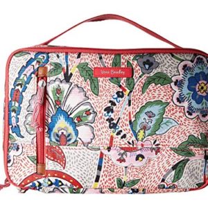 Vera Bradley Women's Large Blush & Brush Case Stitched Garden