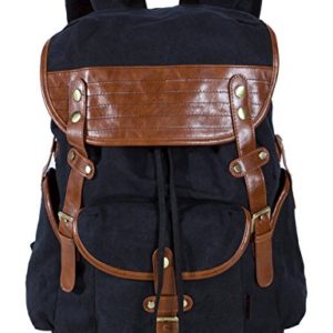 Leaper Casual Canvas Backpack School Bag Travel