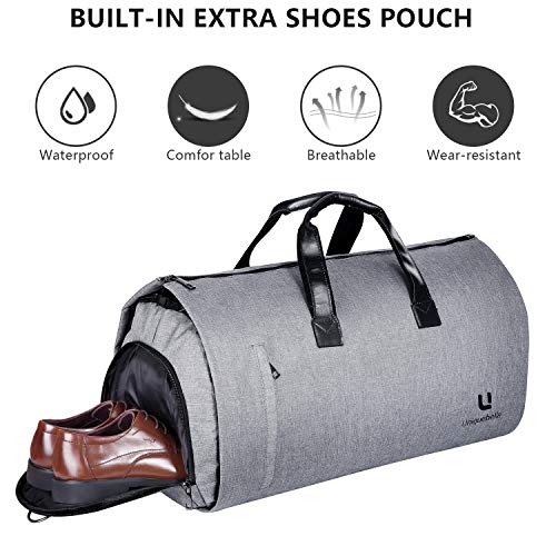 UNIQUEBELLA Carry-on Garment Bag Large Duffel Bag Suit Travel Bag ...