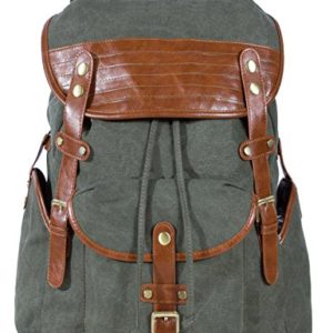 Leaper Casual Canvas Backpack School Bag Travel