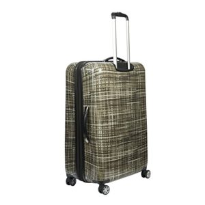 ful Luggage Woven 20 Inch Expandable Spinner Rolling Luggage Suitcase