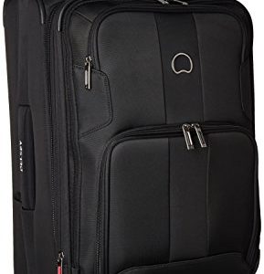 Delsey Paris Luggage Sky Max Carry On Expandable Spinner Suitcase