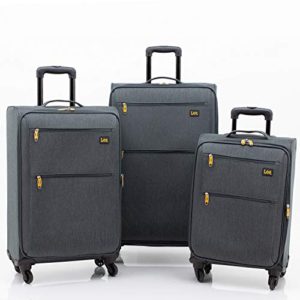 Lee 3 Piece Topeka Spinner Luggage Set