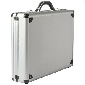 Alpine Swiss Aluminum Attache Case Padded Laptop Briefcase