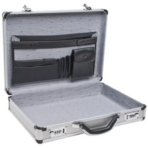 RoadPro Silver Aluminum Briefcase