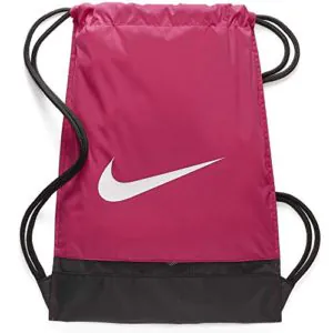 Nike Brasilia Training Gymsack, Drawstring Backpack with Zippered Sides