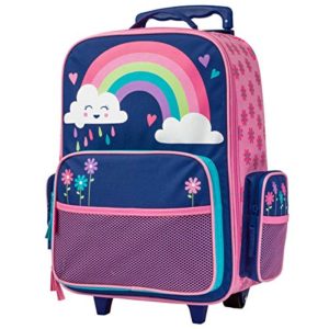 Stephen Joseph Girls' Little Classic Rolling Luggage, Rainbow