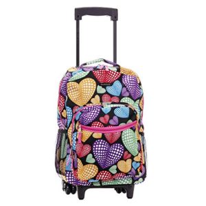 Rockland 17" Rolling Backpack, Newheart