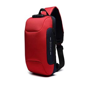 Wisfruit Anti Theft Sling Bag with USB Charging Port Casual Lightweight