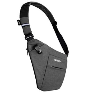 WATERFLY Sling Bag Lightweight Casual Daypack Chest Shoulder Bag
