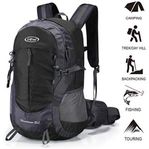 G4Free 35L Hiking Backpack Water Resistant Outdoor Sports Travel Daypack