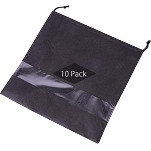 TINTON LIFE Set of 10 Non-woven 19.7"x19.8" Drawstring Dust Cover Bag