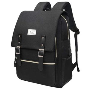 Unisex College Bag Fits up to 15.6'' Laptop Casual Rucksack Waterproof