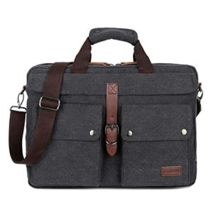 BAOSHA 17inch Canvas Laptop Computer Bag Messenger Bag