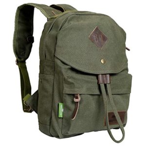 Nature's Lodge Canvas Backpack Vintage Casual Bag Shoulder Sling Daypack Travel Rucksack (35L)