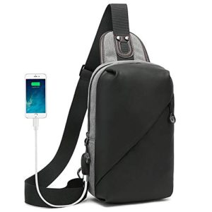 Sling Bag Shoulder Chest Cross Body Backpack Lightweight Casual Daypack