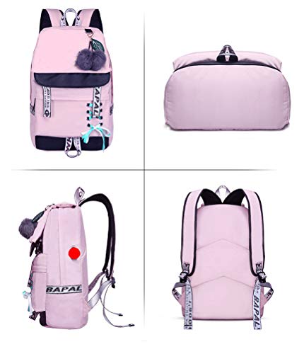 Asge Backpack for Girls Kids Schoolbag Children Bookbag Women Casual ...