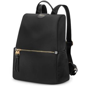 TUCCH Mini Backpack Purse for Women, Anti-theft Small 15L Ladies Casual Daypack Backpacks Lightweight Water Resistant Nylon College Rucksack Fashion Shoulder Work Bag for Travel/Business/Girls, Black