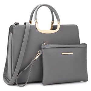 Designer Women Laptop Briefcase, Large Handbag for Lady PU Leather