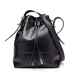 Bosca Women's Dolce Large Bucket Bag Black