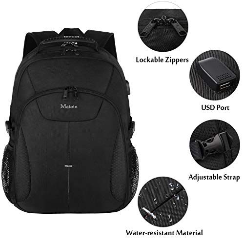 MATEIN Large Backpack, Waterproof 17 Inch Laptop Backpack NEW