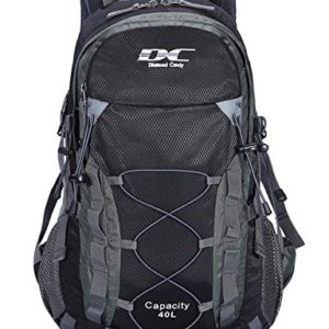 Diamond Candy Hiking Backpack Waterproof - Black, 40L