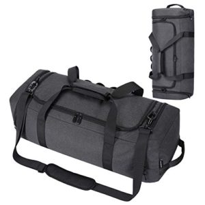 HOKEMP Large Gym Duffel Bag Sports Gym Bag with Shoe Compartment