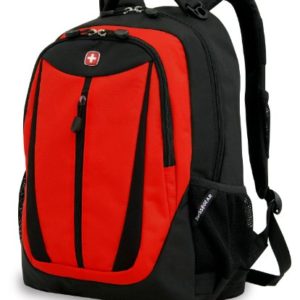 Swiss Gear Black with Red Lightweight Laptop Backpack