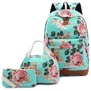 Abshoo Floral Backpacks For Girls Canvas School Bookbags Teen Girls Backpacks