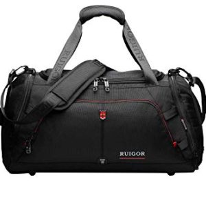 Ruigor Sport Gym Duffel Bag with Sweat Control Shoe Compartment