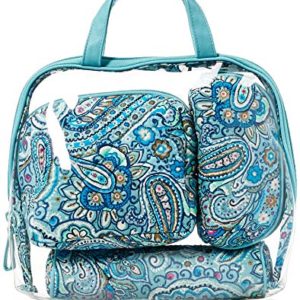 Vera Bradley womens Iconic 4 Pc. Cosmetic Set, Signature Cotton