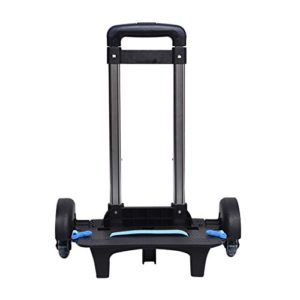 Durable Folding Trolley Luggage Backpack Cart