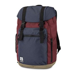 Volcom Men's Ruckfold Laptop Storage Backpack, Cabernet