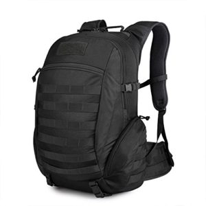 Mardingtop 35L Tactical Backpacks Molle Hiking daypacks for Motorcycle Camping Hiking Military Traveling M6227-Black