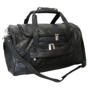 Amerileather APC Leather Duffel/Sports Bag Black