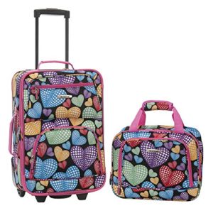 Rockland 2 Pc Luggage Set, Newheart