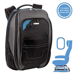 Lewis N. Clark Underseat Carry-on Backpack + RFID Protection System