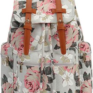 Girls School Backpack Women College Bookbag Canvas Travel Rucksack