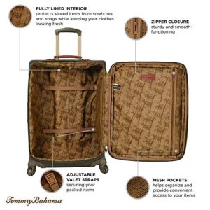 Tommy Bahama Lightweight Spinner Luggage - Expandable Suitcases