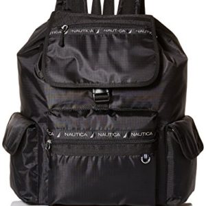 Nautica Captains Quarters Backpack, Black