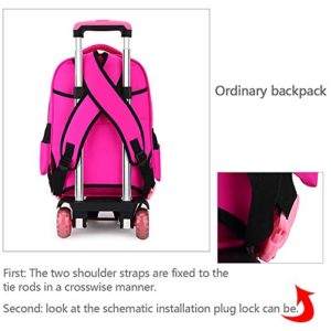 ZEVONDA Backpack Trolley Folding Trolley Cart Wheeled Hand