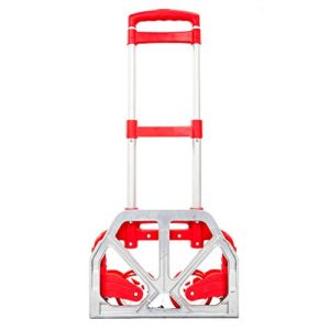 Portable Aluminium Cart Folding Dolly Push Truck Hand Collapsible Trolley