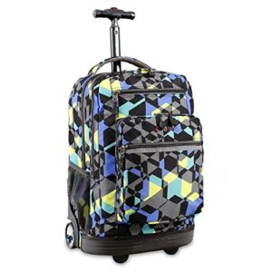 J World New York Sundance Laptop Rolling Backpack