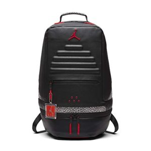 Nike Air Jordan Retro 3 III Black Cement Grey Backpack Gray Red