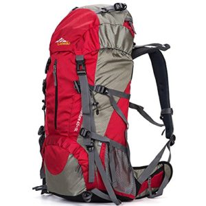 Hiking Backpack 50L Travel Daypack Waterproof with Rain Cover