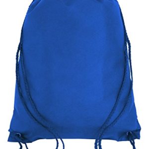 Drawstring Tote Backpack Non-Woven Cinch Sack Bag Swim Camp