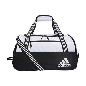 adidas Women's Squad Duffel Bag, White/Black