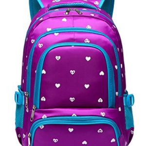 Fashion Girls Backpack for Kids Elementary School Bag Girly Bookbag Children